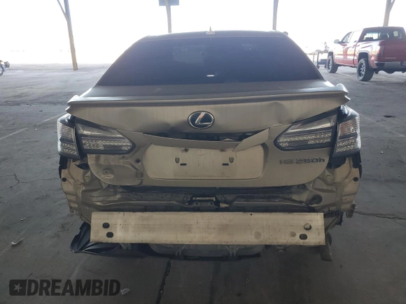 2012 Lexus HS with VIN JTHBB1BA3C2049151, listed as a Copart auction lot 74981034 with 283,714 mi miles and Salvage Title. Bid and sale history available at carsss.com. Image 6.
