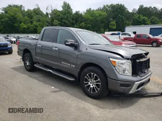 2020 Nissan Titan Platinum Reserve z VIN 1N6AA1EF1LN508633, wystawiony jako Copart lot #54740695 z przebiegiem 50 022 mil mil oraz Szkoda całkowita • Salvage title. Historia ofert i sprzedaży dostępna na DreamBid. Obrazek 4.