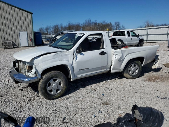 2005 GMC Canyon SL Z85 with VIN 1GTDT148558213419, listed as a Copart auction lot 49458105 with 236,795 mi miles and Salvage Title. Bid and sale history available at carsss.com. Image 1.