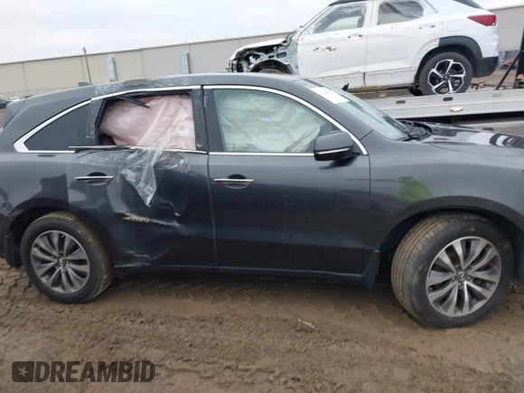 2014 Acura MDX Tech Pkg with VIN 5FRYD4H43EB504717, listed as a IAAI auction lot 41126914 with 1 mi miles. Bid and sale history available at carsss.com. Image 13.