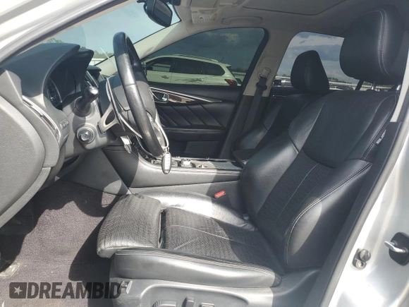 2017 Infiniti Q50 Signature Edition с VIN JN1EV7AR1HM831222, выставлен на аукционе Copart как лот 56303285 с пробегом 107 585 миль миль и Списание • Salvage title. История ставок и продаж доступна на DreamBid. Изображение 7.