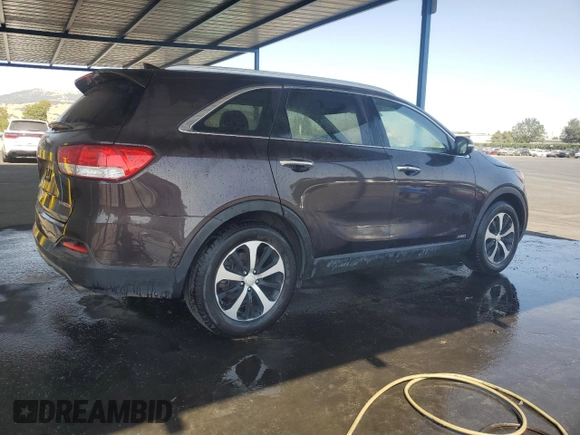 2017 Kia Sorento EX with VIN 5XYPHDA16HG245235, listed as a Copart auction lot 58575835 with 86,426 mi miles and Clean title. Bid and sale history available at DreamBid. Image 3.