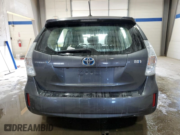 2012 Toyota Prius Two with VIN JTDZN3EU5C3108994, listed as a Copart auction lot 41697685 with 108,291 mi miles and Salvage Title. Bid and sale history available at DreamBid. Image 6.
