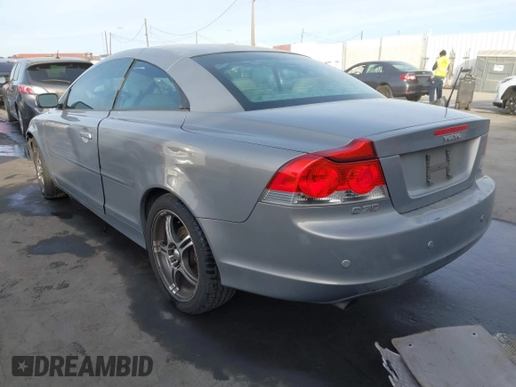 2007 Volvo C70 with VIN YV1MC68297J022644, listed as a IAAI auction lot 41401397 with 1 mi miles. Bid and sale history available at carsss.com. Image 3.