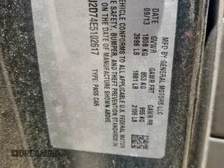 2014 Chevrolet Corvette Z51 2LT with VIN 1G1YJ2D74E5102617, listed as a Copart auction lot 64455705 with 91,709 mi miles and Salvage title. Bid and sale history available at DreamBid. Image 10.