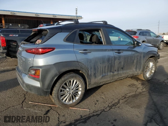2020 Hyundai Kona SEL with VIN KM8K2CAA5LU534115, listed as a Copart auction lot 46284365 with 46,018 mi miles and Salvage Title. Bid and sale history available at carsss.com. Image 3.