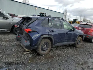 2024 Toyota RAV4 Hybrid XLE Premium with VIN JTMB6RFV4RD151024, listed as a Copart auction lot 46646405 with 3,310 mi miles and Salvage Title. Bid and sale history available at DreamBid. Image 3.