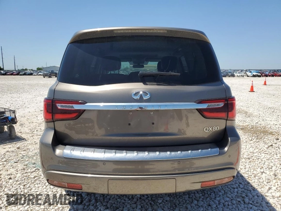 2018 Infiniti QX80 with VIN JN8AZ2NF0J9660222, listed as a Copart auction lot 51170465 with 94,861 mi miles and Salvage Title. Bid and sale history available at carsss.com. Image 6.