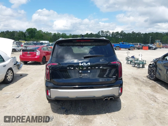 2023 Kia Telluride SX Prestige X-Pro with VIN 5XYP5DGC3PG337368, listed as a IAAI auction lot 42006597 with 34,777 mi miles and . Bid and sale history available at DreamBid. Image 16.