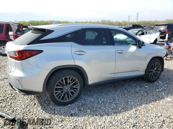 2017 Lexus RX with VIN 2T2BZMCA7HC070876, listed as a Copart auction lot 51244325 with 60,763 mi miles and Salvage Title. Bid and sale history available at carsss.com. Image 3.