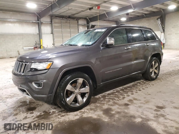 2015 Jeep Grand Cherokee Overland with VIN 1C4RJFCG5FC726086, listed as a Copart auction lot 42500475 with 113,031 mi miles and Clean Title. Bid and sale history available at carsss.com. Image 1.