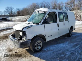 2004 GMC Savana Cargo Van with VIN 1GTGG25V641201119, listed as a Copart auction lot 41638185 with 142,757 mi miles and Clean Title. Bid and sale history available at carsss.com. Image 1.