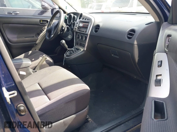2005 Pontiac Vibe with VIN 5Y2SL63885Z465763, listed as a IAAI auction lot 42428484 with 176,322 mi miles and . Bid and sale history available at DreamBid. Image 5.