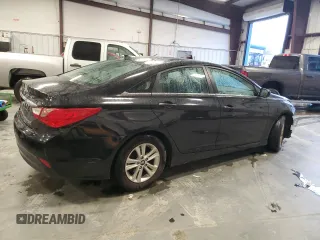 2014 Hyundai Sonata GLS with VIN 5NPEB4AC7EH941360, listed as a Copart auction lot 44618495 with 106,247 mi miles and Salvage Title. Bid and sale history available at carsss.com. Image 3.
