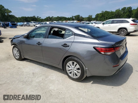 2024 Nissan Sentra S z VIN 3N1AB8BV0RY322097, wystawiony jako Copart lot #55562335 z przebiegiem 5 435 mil mil oraz Nie do naprawy • Non repairable. Historia ofert i sprzedaży dostępna na DreamBid. Obrazek 2.