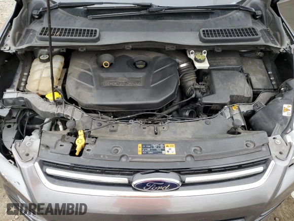 2013 Ford Escape Titanium with VIN 1FMCU0J91DUC35855, listed as a Copart auction lot 55986955 with 159,790 mi miles and Salvage title. Bid and sale history available at DreamBid. Image 12.