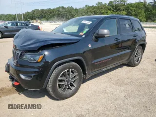 2019 Jeep Grand Cherokee Trailhawk with VIN 1C4RJFLG6KC838275, listed as a Copart auction lot 53002185 with 77,597 mi miles and Salvage title. Bid and sale history available at DreamBid. Image 1.