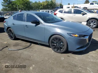 2024 Mazda 3 S Carbon Edition with VIN 3MZBPBCM1RM408173, listed as a Copart auction lot 67511814 with 343 mi miles and Clean title. Bid and sale history available at DreamBid. Image 4.
