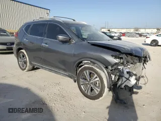 2017 Nissan Rogue SL with VIN JN8AT2MT9HW142338, listed as a Copart auction lot 48229035 with 62,068 mi miles and Salvage Title. Bid and sale history available at DreamBid. Image 4.