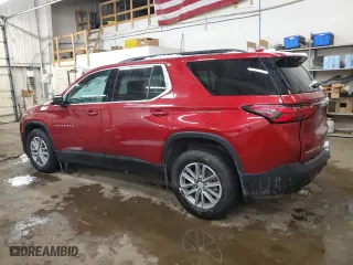 2023 Chevrolet Traverse LT Cloth with VIN 1GNEVGKW5PJ135178, listed as a Copart auction lot 44572535 with 54,727 mi miles and Salvage Title. Bid and sale history available at carsss.com. Image 2.