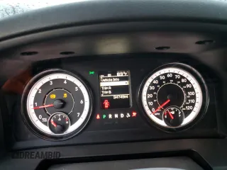 2021 Ram 1500 Tradesman with VIN 1C6RR7FG4MS523565, listed as a Copart auction lot 73633484 with 34,749 mi miles and Salvage title. Bid and sale history available at DreamBid. Image 9.