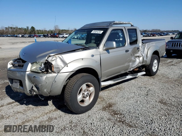 2002 Nissan Frontier SE with VIN 1N6ED29XX2C365791, listed as a Copart auction lot 45404255 with 150,903 mi miles and Salvage title. Bid and sale history available at DreamBid. Image 1.