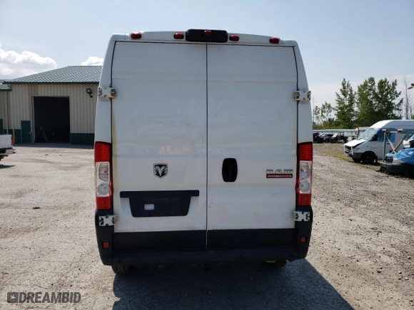 2019 Ram ProMaster Cargo Van with VIN 3C6TRVBG6KE557023, listed as a Copart auction lot 57196174 with 192,735 mi miles and Salvage Title. Bid and sale history available at carsss.com. Image 6.