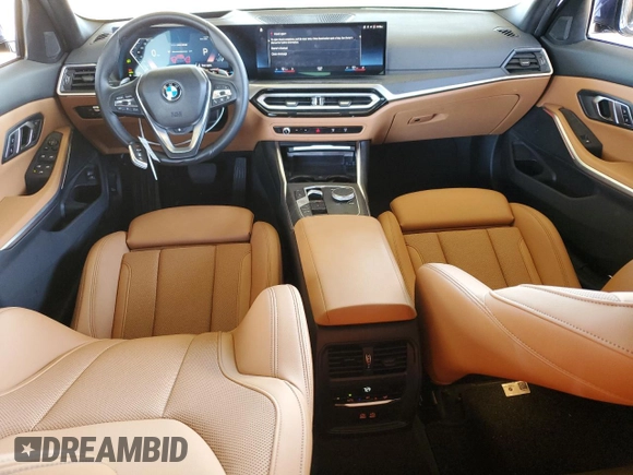 2023 BMW 3 Series 330i with VIN 3MW69FF07P8D13456, listed as a Copart auction lot 50089695 with 15,951 mi miles and Salvage Title. Bid and sale history available at carsss.com. Image 8.