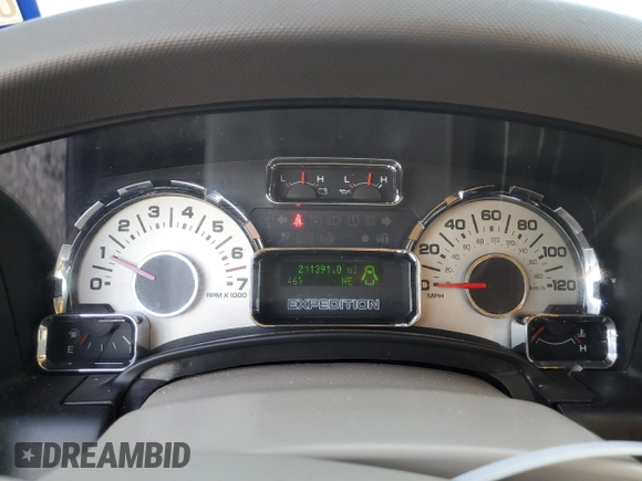 2008 Ford Expedition Max SSV with VIN 1FMFK15578LA17043, listed as a Copart auction lot 43451215 with 211,391 mi miles and Salvage title. Bid and sale history available at DreamBid. Image 9.