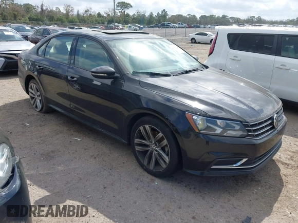 2019 Volkswagen Passat 2.0T Wolfsburg Edition with VIN 1VWLA7A34KC012694, listed as a IAAI auction lot 41579392 with 80,846 mi miles. Bid and sale history available at carsss.com. Image 1.