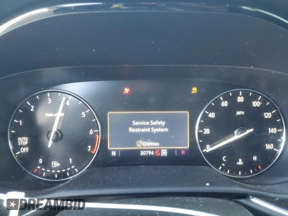 2022 Buick Envision Preferred with VIN LRBFZMR46ND028588, listed as a Copart auction lot 46803215 with 30,794 mi miles and Salvage Title. Bid and sale history available at carsss.com. Image 9.