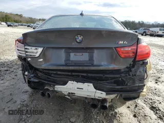 2015 BMW M4 with VIN WBS3R9C56FK330505, listed as a Copart auction lot 37317014 with 54,483 mi miles. Bid and sale history available at carsss.com. Image 6.