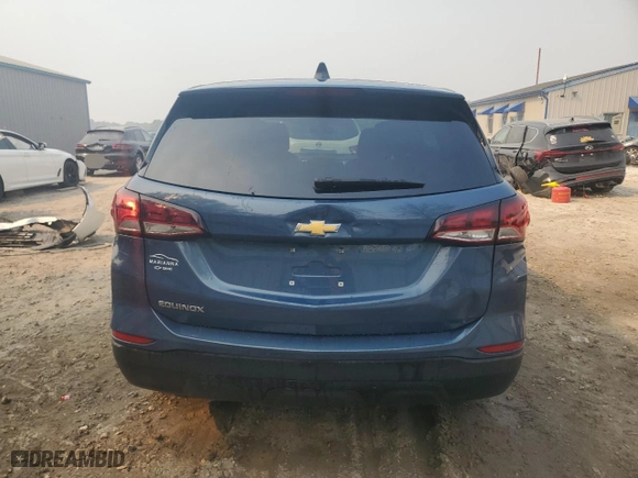2024 Chevrolet Equinox LS with VIN 3GNAXHEG5RL205096, listed as a Copart auction lot 50379735 with 13,598 mi miles and Non Repairable. Bid and sale history available at carsss.com. Image 6.