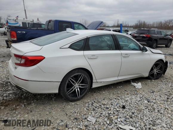 2021 Honda Accord Touring with VIN 1HGCV2F93MA015884, listed as a Copart auction lot 52591885 with Not provided miles and Non repairable. Bid and sale history available at DreamBid. Image 3.