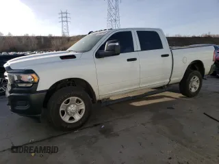 2024 Ram 2500 Tradesman with VIN 3C6UR5CJ0RG143314, listed as a Copart auction lot 49890185 with 15,834 mi miles and Salvage Title. Bid and sale history available at carsss.com. Image 1.