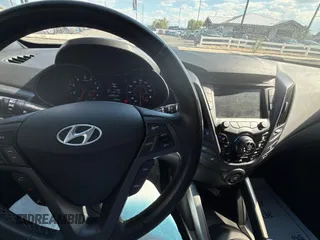 2016 Hyundai Veloster Turbo with VIN KMHTC6AE8GU260274, listed as a Copart auction lot 66046955 with 112,582 mi miles and Salvage title. Bid and sale history available at DreamBid. Image 9.