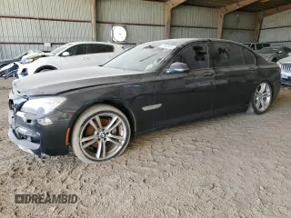 2014 BMW 7 Series 740Li with VIN WBAYE4C57ED138702, listed as a Copart auction lot 76400094 with 0 mi miles and Clean Title. Bid and sale history available at carsss.com. Image 1.