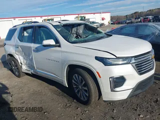 2023 Chevrolet Traverse Premier with VIN 1GNERKKW5PJ337350, listed as a IAAI auction lot 41876199 with Not provided miles and . Bid and sale history available at DreamBid. Image 1.