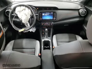 2021 Nissan Kicks SR with VIN 3N1CP5DV1ML538827, listed as a Copart auction lot 48983055 with 16,686 mi miles and Salvage Title. Bid and sale history available at carsss.com. Image 8.