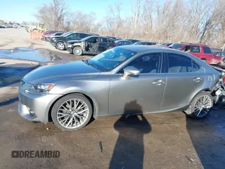 2014 Lexus IS 250 with VIN JTHCF1D24E5010861, listed as a IAAI auction lot 41686598 with 124,675 mi miles. Bid and sale history available at carsss.com. Image 15.