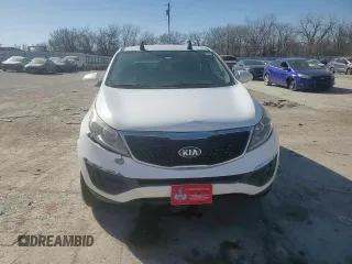 2016 Kia Sportage LX with VIN KNDPB3AC7G7880778, listed as a Copart auction lot 47276945 with 189,032 mi miles and Salvage Title. Bid and sale history available at carsss.com. Image 12.