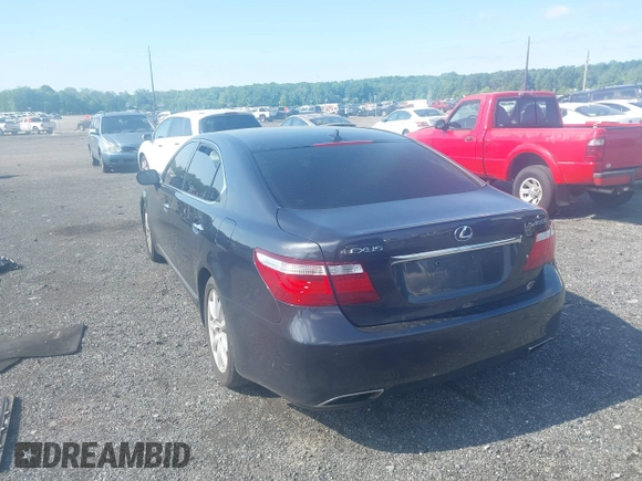 2007 Lexus LS 460 L with VIN JTHGL46F375009134, listed as a IAAI auction lot 42298378 with 131,292 mi miles and . Bid and sale history available at DreamBid. Image 3.