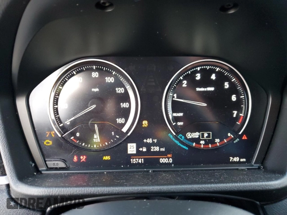 2021 BMW X1 sDrive28i with VIN WBXJG7C02M5U08273, listed as a Copart auction lot 45777903 with 15,741 mi miles and . Bid and sale history available at DreamBid. Image 9.