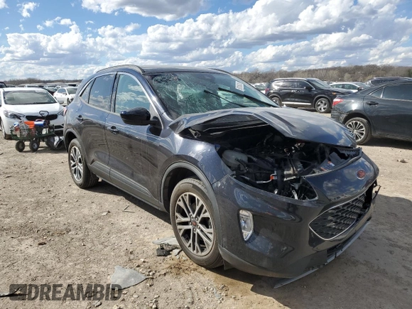 2021 Ford Escape SEL with VIN 1FMCU9H63MUB18598, listed as a Copart auction lot 50165425 with 49,541 mi miles and Salvage Title. Bid and sale history available at DreamBid. Image 4.