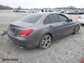 2015 Mercedes-Benz C-Class C 300 with VIN 55SWF4JB9FU056365, listed as a IAAI auction lot 41549063 with 119,106 mi miles. Bid and sale history available at carsss.com. Image 4.