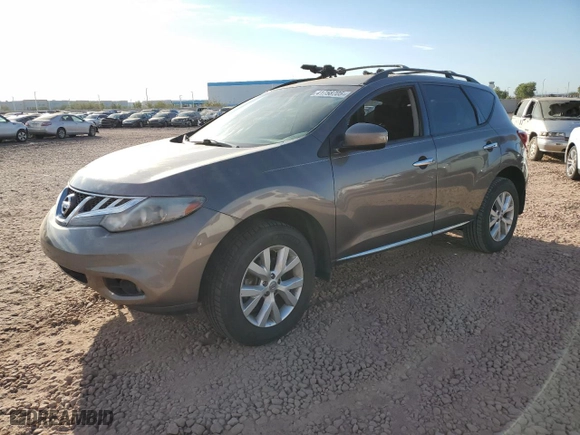 2014 Nissan Murano S with VIN JN8AZ1MU0EW414921, listed as a Copart auction lot 41758705 with 195,894 mi miles and Clean Title. Bid and sale history available at carsss.com. Image 1.
