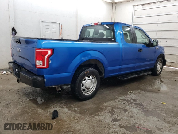 2015 Ford F-150 XL with VIN 1FTEX1CP9FKE25259, listed as a Copart auction lot 52537845 with 201,509 mi miles and Clean Title. Bid and sale history available at carsss.com. Image 3.