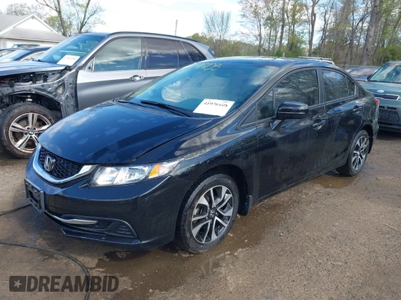 2015 Honda Civic EX with VIN 19XFB2F83FE209066, listed as a IAAI auction lot 41976108 with 96,996 mi miles and . Bid and sale history available at carsss.com. Image 17.