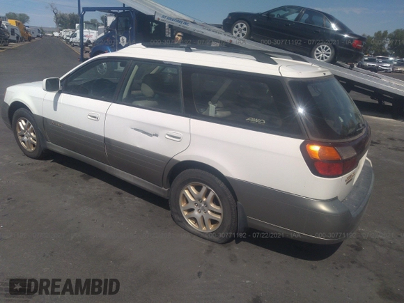 2000 Subaru Legacy Outback Limited with VIN 4S3BH6860Y7618211, listed as a IAAI auction lot 30771192 with 235,236 mi miles and . Bid and sale history available at DreamBid. Image 3.