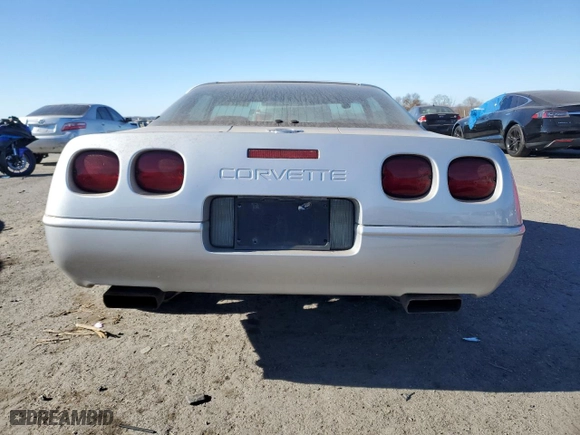 1996 Chevrolet Corvette with VIN 1G1YY2257T5108440, listed as a Copart auction lot 78221324 with 0 mi miles and Salvage Title. Bid and sale history available at carsss.com. Image 6.
